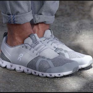 Gray Terry On Cloud Sneakers